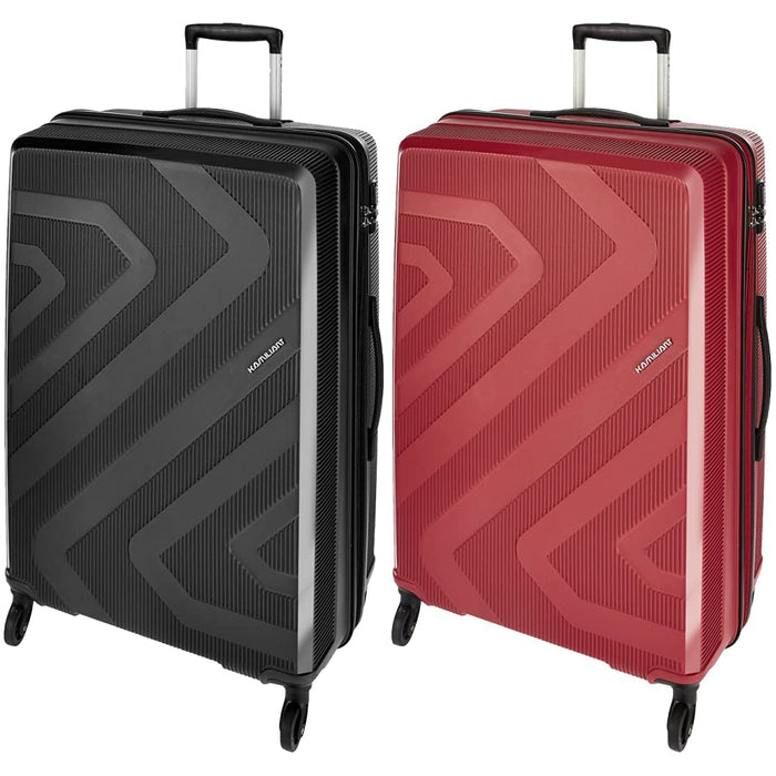 Kiza Polypropylene 79 cms Black Hardsided Check-in Luggage