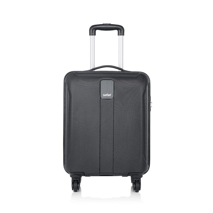 Thorium Sharp Antiscratch 55 Cms Polycarbonate Black Cabin 4 wheels Hard Suitcase