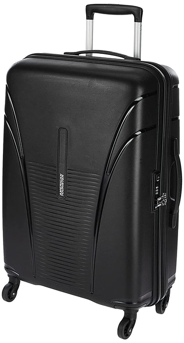 Polypropylene 68 cms Black Hardsided Check-in Luggage
