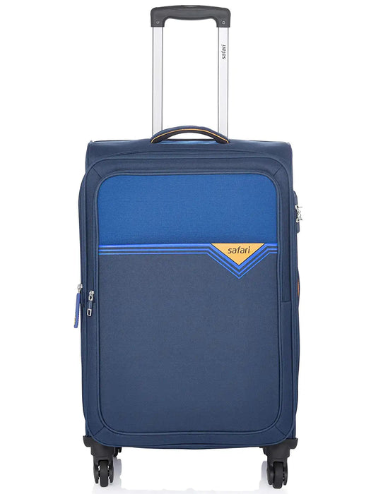 Polyester 68 cms Blue Softsided Check-in Luggage (TRIGON654WBLU)