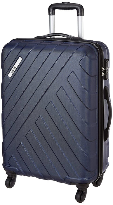 Polycarbonate 53 cms Midnight Blue Hardsided Cabin Luggage (BLACK)