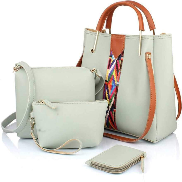 Women Green Hand-held Bag