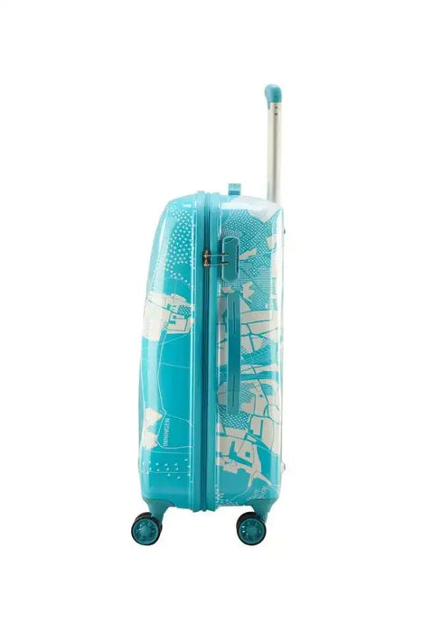 Skybags Globerunner 67 Cms Polycarbonate Hardsided Medium Checkin Luggage (Blue)