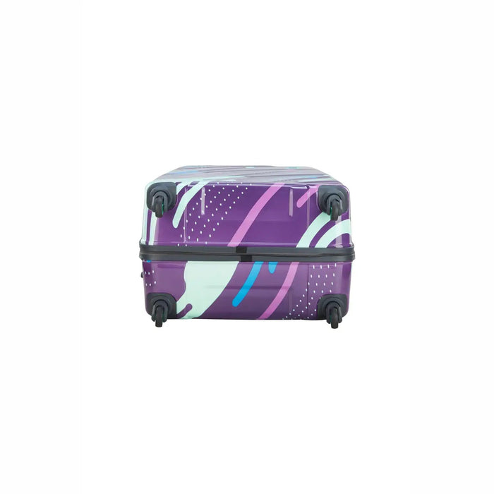 Shooting Star 80cm Hardside Large 360° 4W Parachute Purple Trolley