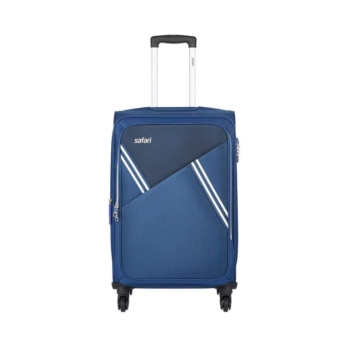 Soft-Sided Polyester Luggage Set (Small & Medium (Set of 2), (68 cm & 58 cm Blue)