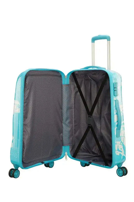 Skybags Globerunner 67 Cms Polycarbonate Hardsided Medium Checkin Luggage (Blue)