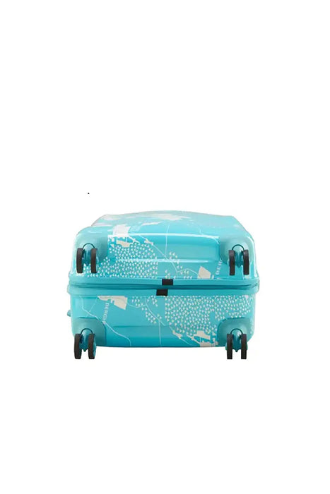 Skybags Globerunner 67 Cms Polycarbonate Hardsided Medium Checkin Luggage (Blue)