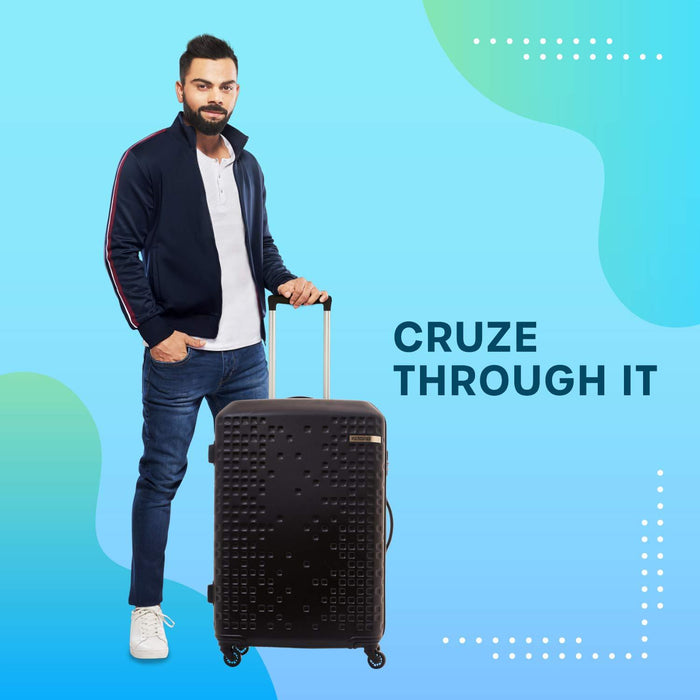 Cruze ABS 55 cms Black Hardsided Carry-On