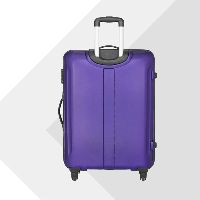 Thorium Sharp Antiscratch 77 Cms Polycarbonate Purple Check-In 4 wheels Hard Suitcase