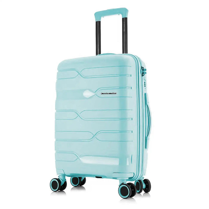 Miles Paris Hard-Sided Polypropylene Check-in Luggage Yellow 24 inch |65cm Trolley Bag