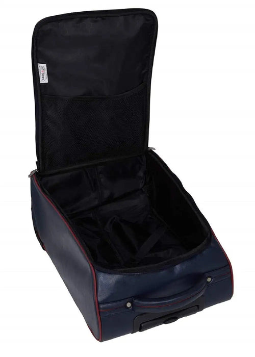 RUs Polyester 34 cms Black Softsided Carry-On Cabin Trolley Bag
