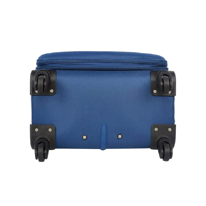 Soft-Sided Polyester Luggage Set (Small & Medium (Set of 2), (68 cm & 58 cm Blue)
