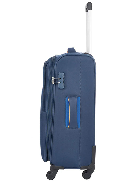 Polyester 68 cms Blue Softsided Check-in Luggage (TRIGON654WBLU)