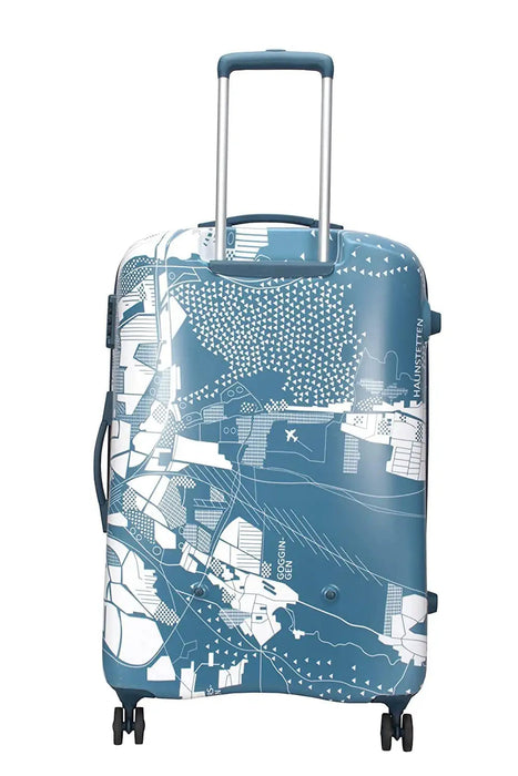 Skybags Globerunner 67 Cms Polycarbonate Hardsided Medium Checkin Luggage (Blue)