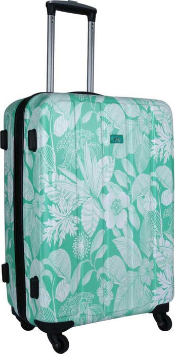Hard Body Set of 2 Luggage - Carnation Combo Set (55+65)cms Suitcase Trolley Bags - Tealv