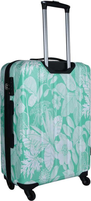 Hard Body Set of 2 Luggage - Carnation Combo Set (55+65)cms Suitcase Trolley Bags - Tealv