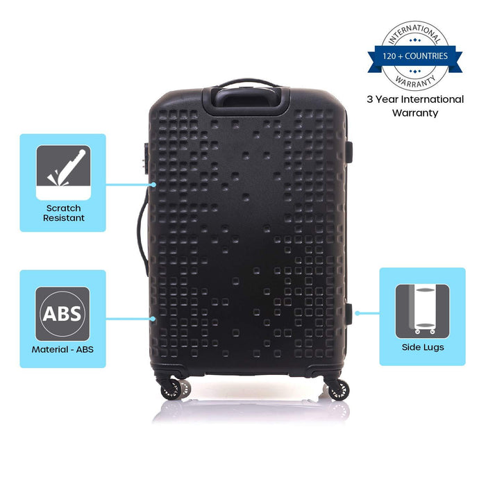 Cruze ABS 55 cms Black Hardsided Carry-On