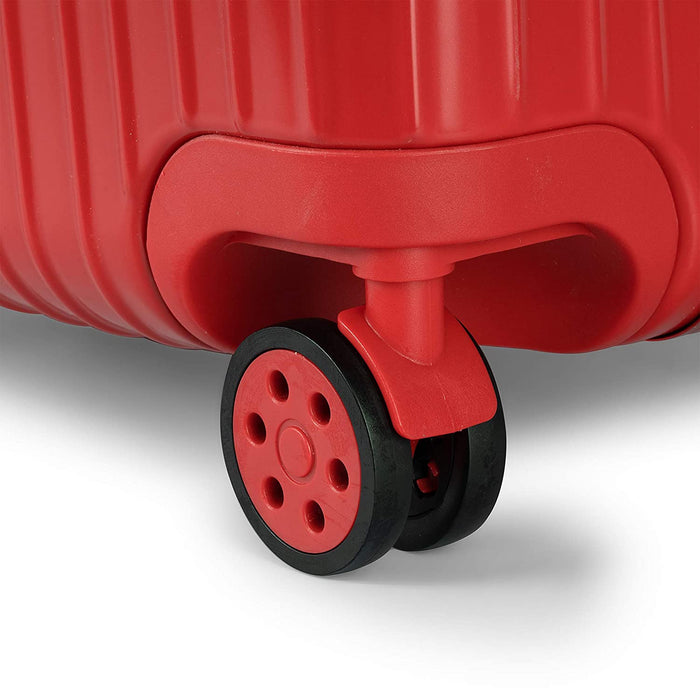 2-Piece Set Ultra-Light Hardside Expandable, Built-in TSA Lock, Zipperless Luggage with Spinner Wheels, Red
