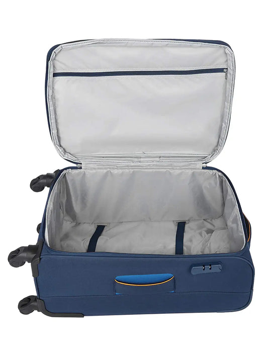 Polyester 68 cms Blue Softsided Check-in Luggage (TRIGON654WBLU)