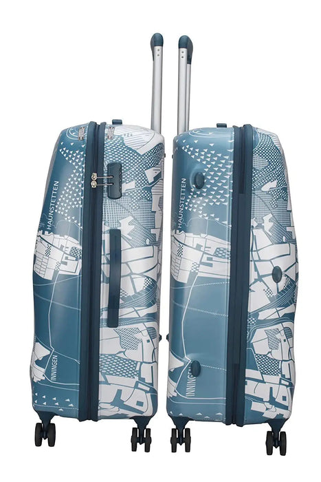 Skybags Globerunner 67 Cms Polycarbonate Hardsided Medium Checkin Luggage (Blue)