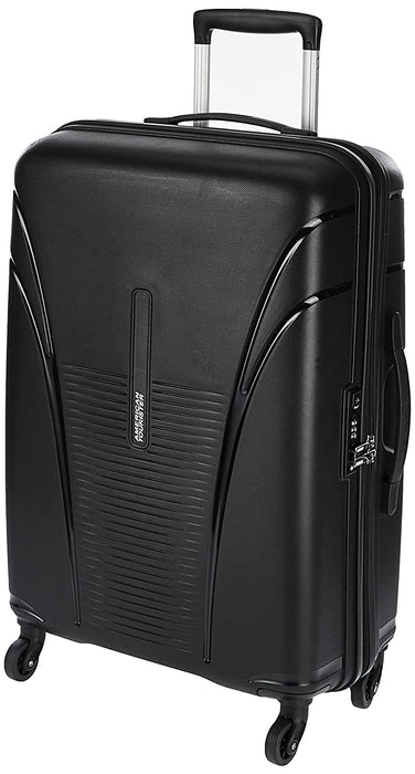 Polypropylene 68 cms Black Hardsided Check-in Luggage