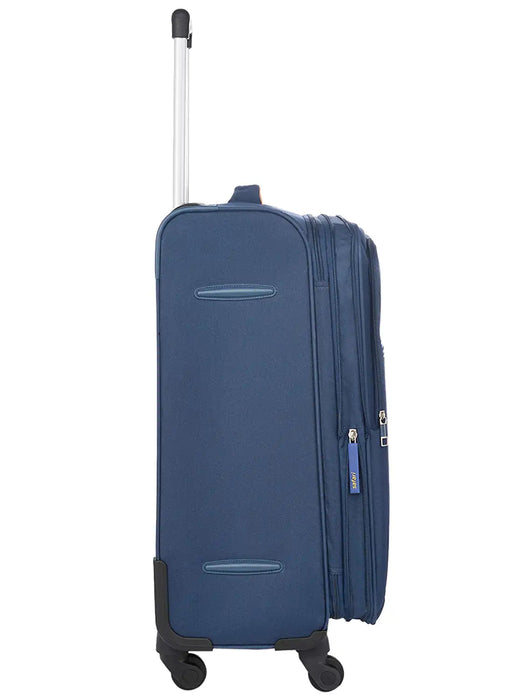 Polyester 68 cms Blue Softsided Check-in Luggage (TRIGON654WBLU)