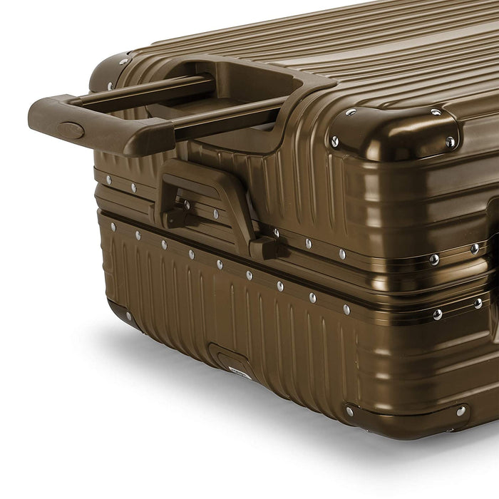 2-Piece Set Aluminium Frame Ultra-Light Hardside Expandable, Built-in TSA Lock, Zipperless Luggage