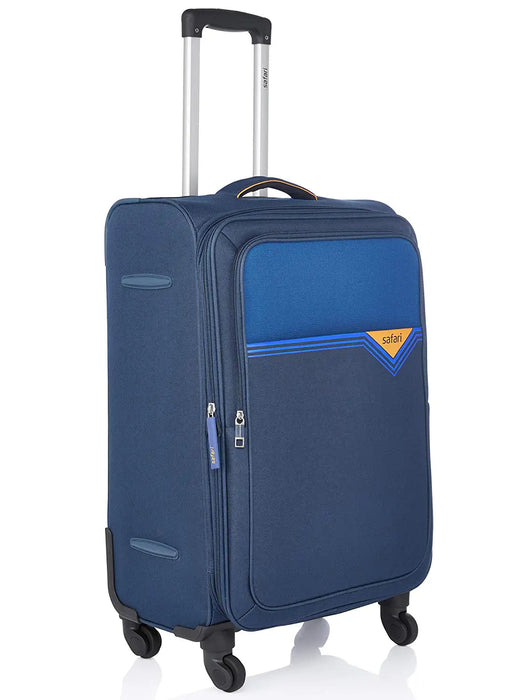 Polyester 68 cms Blue Softsided Check-in Luggage (TRIGON654WBLU)