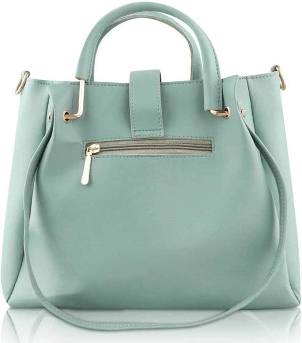 Women Green Hand-held Bag  (Pack of: 4)