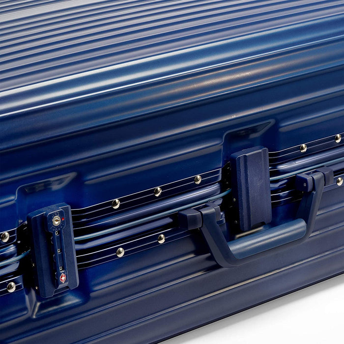 Ultra-Light 2-Piece Set Hardside Expandable, Built-in TSA Lock, Zipperless Luggage with Spinner Wheels, Blue,