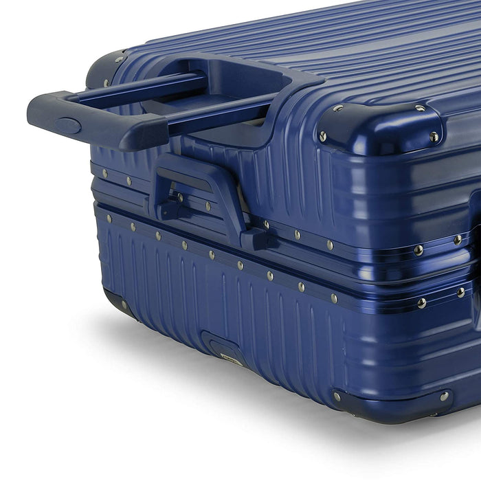 Ultra-Light 2-Piece Set Hardside Expandable, Built-in TSA Lock, Zipperless Luggage with Spinner Wheels, Blue,