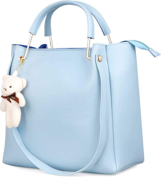 Women Blue Hand-held Bag  (Pack of: 4)