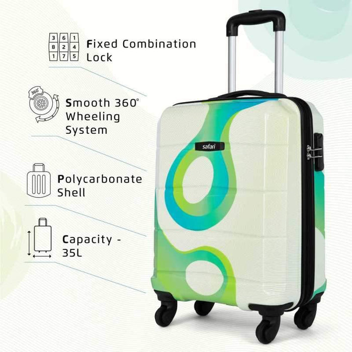 Small Cabin Luggage (55 cm) - TIFFANY 55 PRINTED - Multicolor