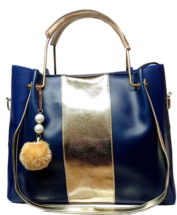 Women Blue Handbag  (Pack of: 4)
