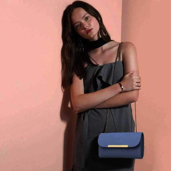 Women Blue Hand-held Bag  (Pack of: 3)